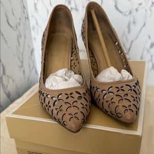 MICHAEL Michael Kors Brown Cutout Heels
